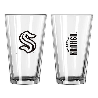 Seattle Kraken 16oz. Team Wordmark Game Day Pint Glass