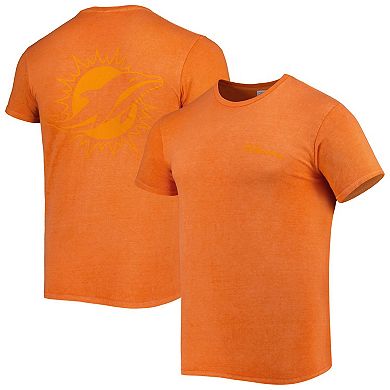 Men's '47 Orange Miami Dolphins Fast Track Tonal Highlight T-Shirt