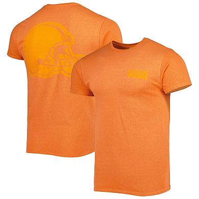 Men's '47 Orange Cleveland Browns Fast Track Tonal Highlight T-Shirt