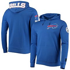 Men's Nike Red Buffalo Bills Sideline Logo Performance Pullover Hoodie