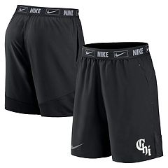 Chicago White Sox New Era Pinstripe Shorts - Black Medium