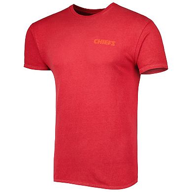 Men's '47 Red Kansas City Chiefs Fast Track Tonal Highlight T-Shirt