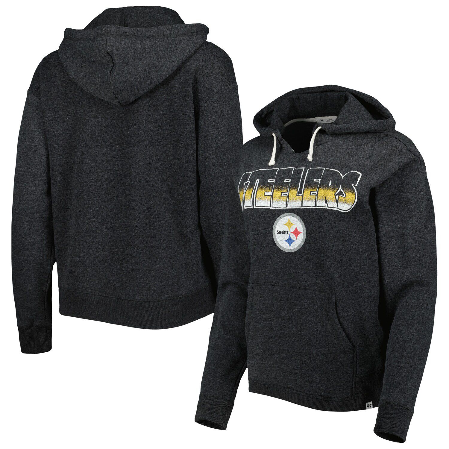 47 Women's Baltimore Ravens Color Rise Black Pullover Hoodie