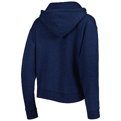 Women's '47 Navy Tennessee Titans Color Rise Kennedy Notch Neck Pullover Hoodie