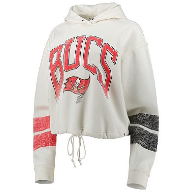 Women's '47 Oatmeal Tampa Bay Buccaneers Harper Pullover Hoodie