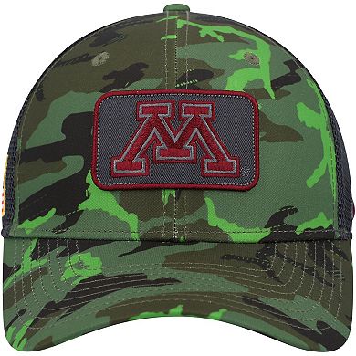 Men's Nike  Camo/Black Minnesota Golden Gophers Classic99 Veterans Day Trucker Snapback Hat
