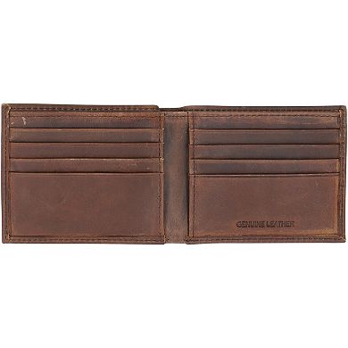 Brown Tampa Bay Buccaneers Bifold Leather Wallet