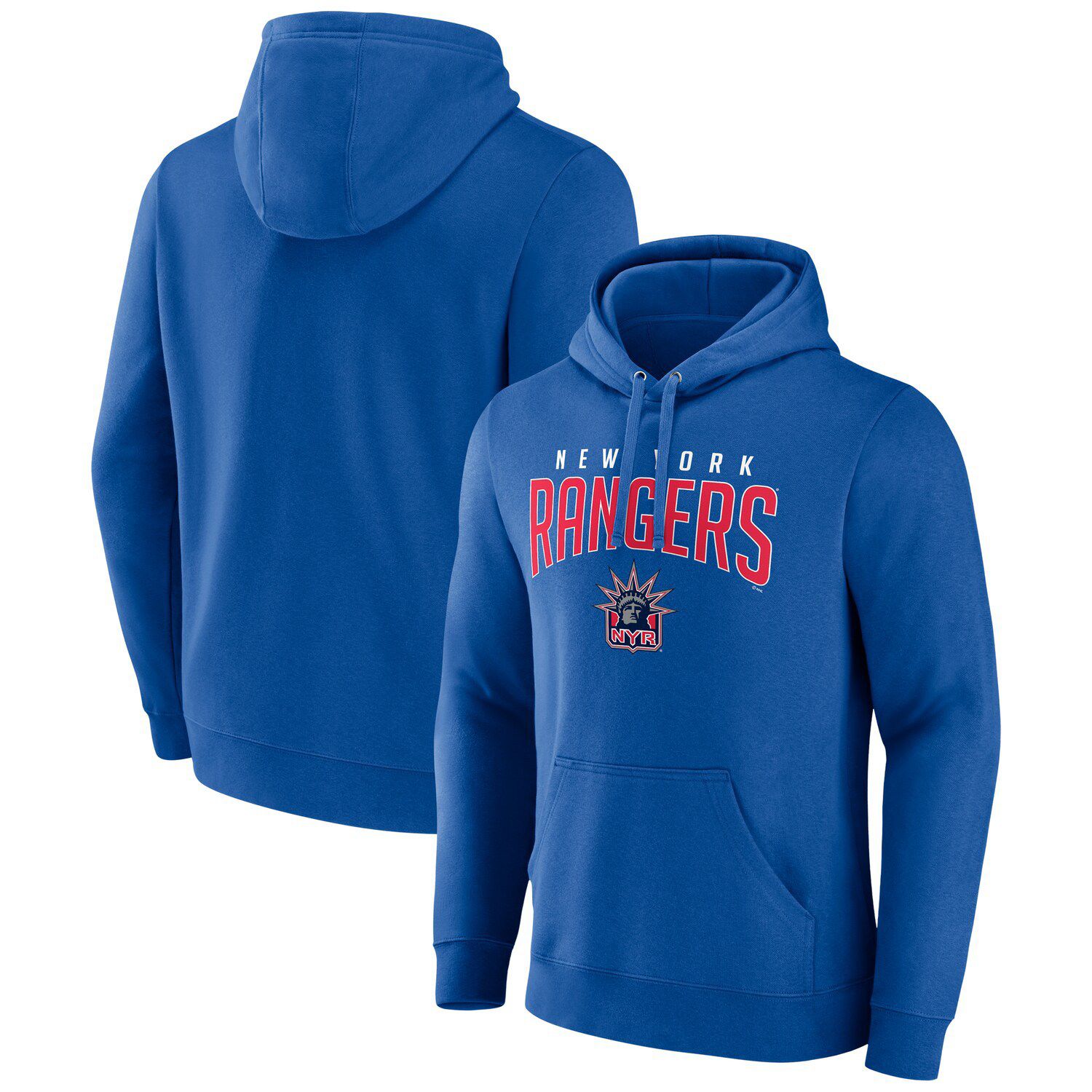 Outerstuff Youth Royal New York Giants Colorblock Full-Zip Hoodie Size: Small