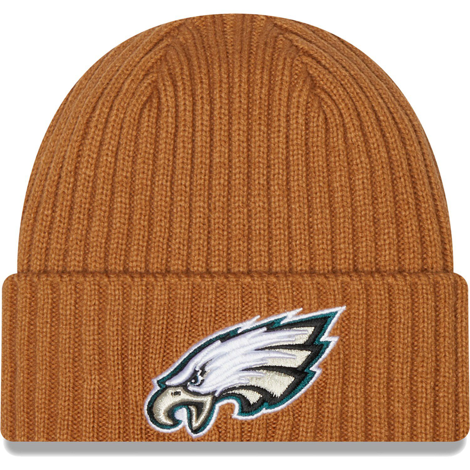 Men's New Era Black Philadelphia Eagles 2021 Salute to Service Cuffed Knit Hat