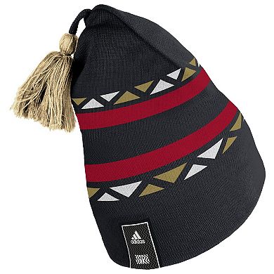 Men's adidas Black Ottawa Senators Reverse Retro 2.0 Pom Cuffed Knit Hat