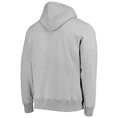 Men's '47 Heathered Gray Arizona Cardinals Outrush Headline Pullover Hoodie