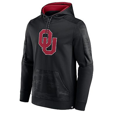Men's Fanatics Branded Black Oklahoma Sooners On The Ball Pullover Hoodie