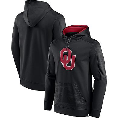 Men's Fanatics Branded Black Oklahoma Sooners On The Ball Pullover Hoodie