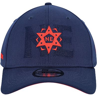 Men's New Era Navy New England Revolution Kick Off 39THIRTY Flex Hat