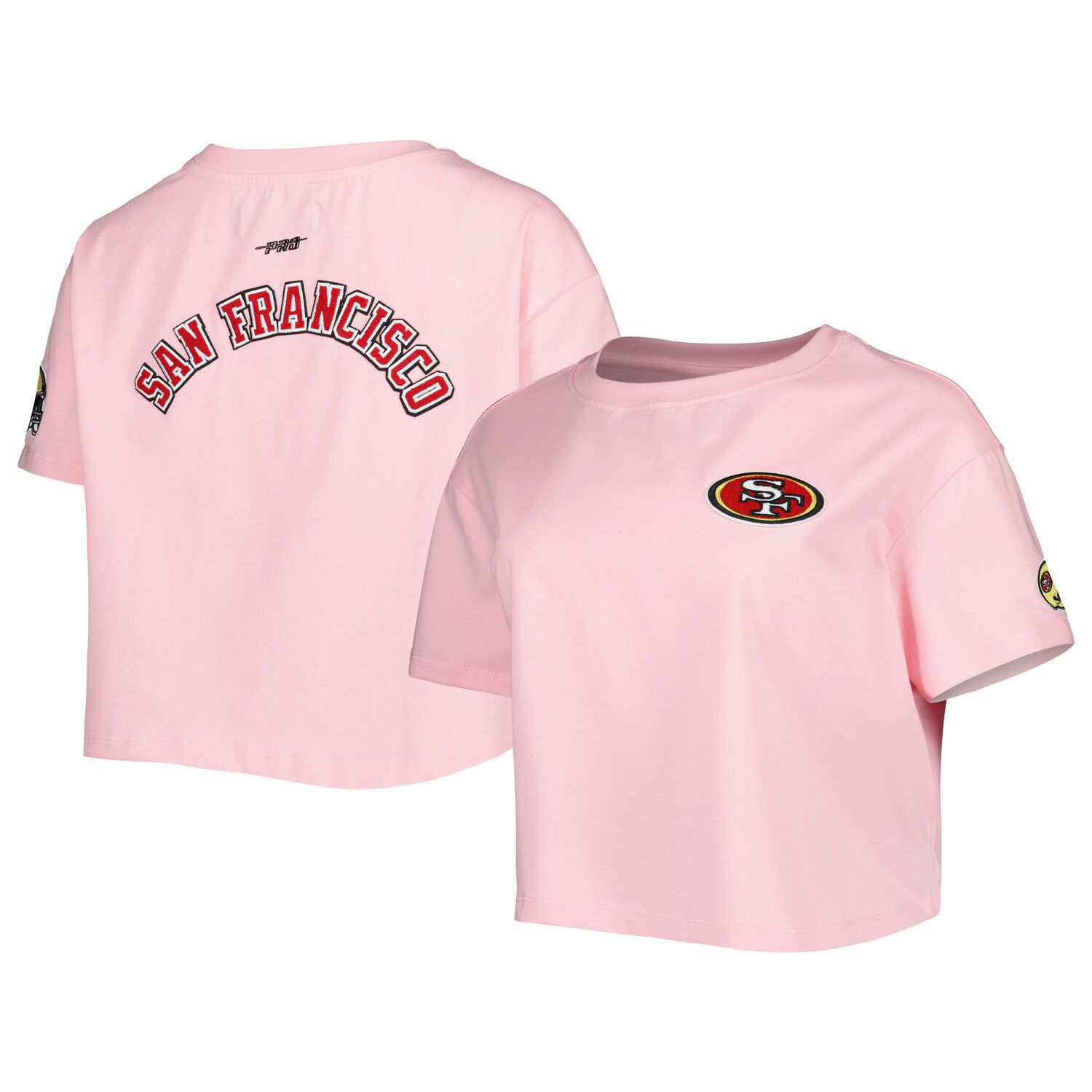 San Francisco 49ers Pro Standard Women's Triple Pink Cropped