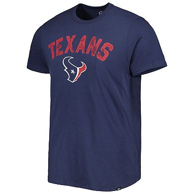 Men's '47 Navy Houston Texans All Arch Franklin T-Shirt