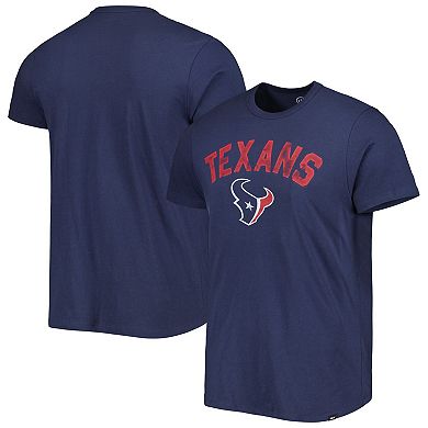 Men's '47 Navy Houston Texans All Arch Franklin T-Shirt