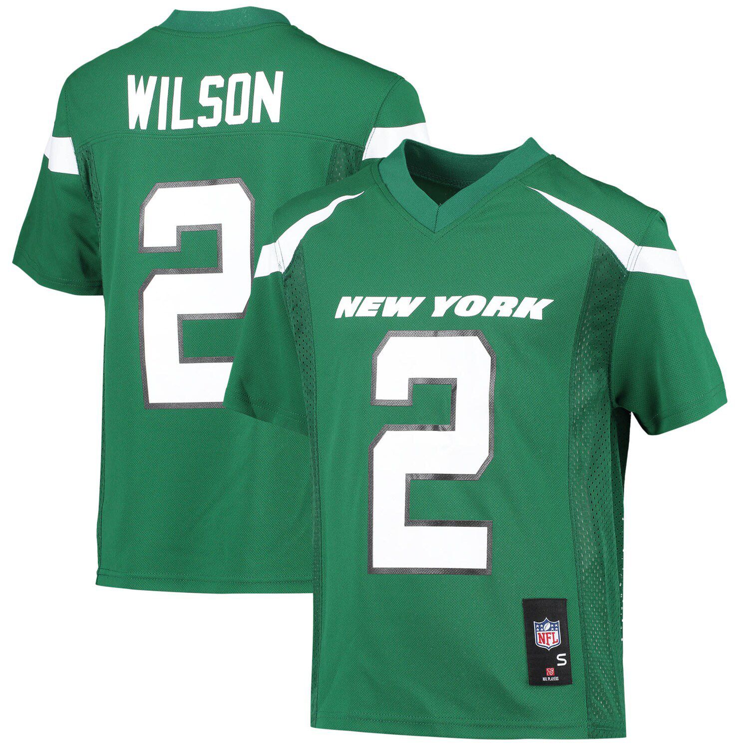 Men's Nike Zach Wilson Spotlight White New York Jets Vapor Limited Jersey Size: Medium