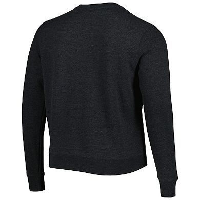 Men's '47 Heathered Black Jacksonville Jaguars Bypass Tribeca Pullover Sweatshirt