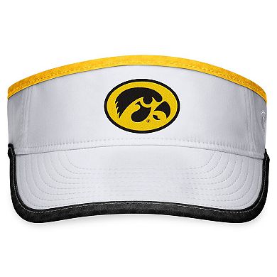 Men's Top of the World White Iowa Hawkeyes Daybreak Adjustable Visor