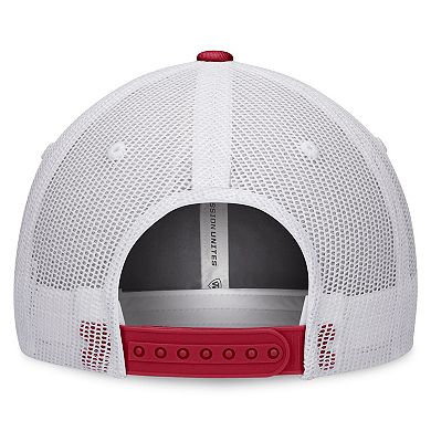 Men's Top of the World White/Cardinal USC Trojans Retro Fade Snapback Hat