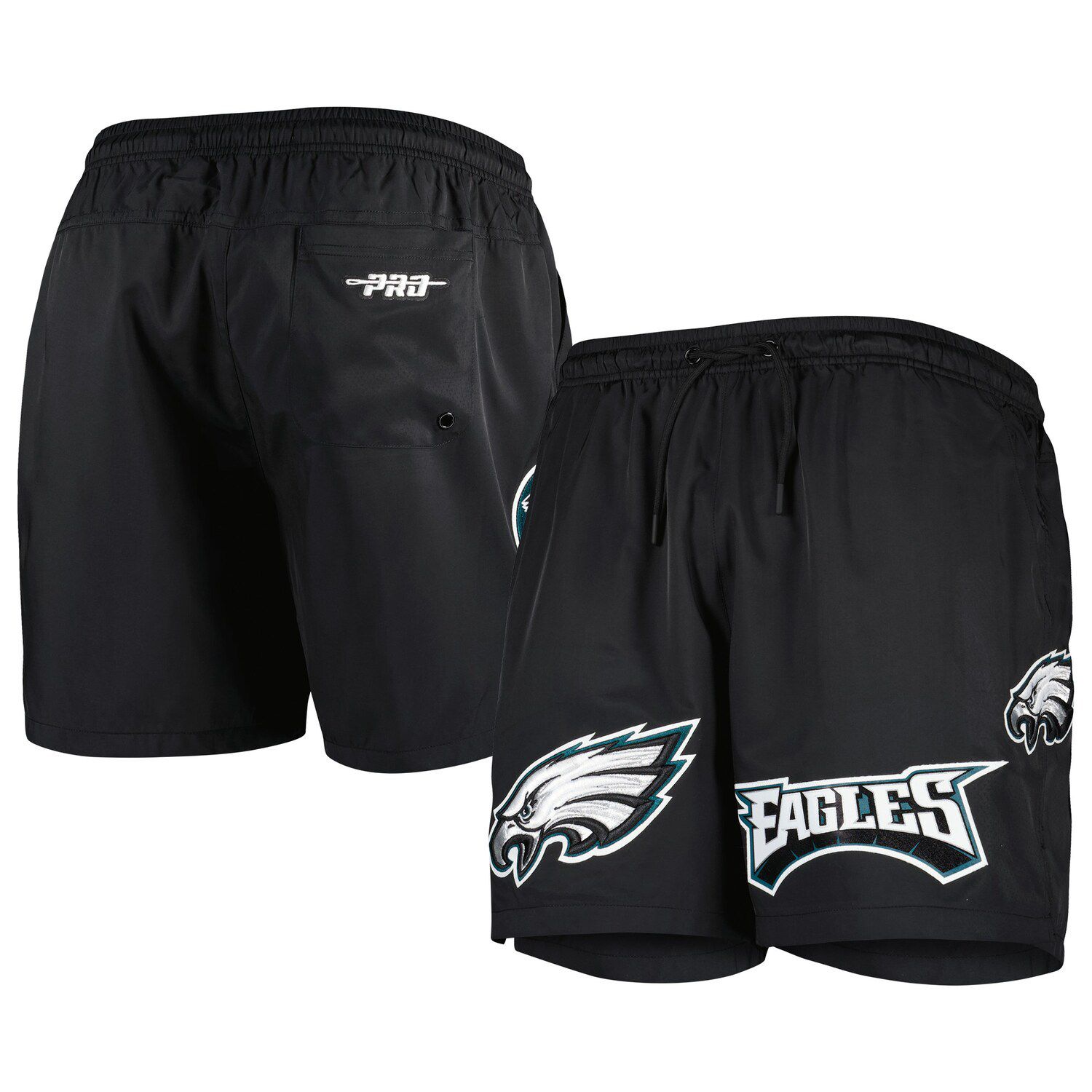 Women's Concepts Sport White/Black Philadelphia Eagles Plus Size Downfield T-Shirt & Shorts Sleep Set