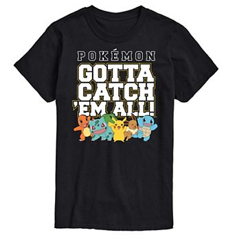 Big & Tall Pokemon Group Graphic Tee
