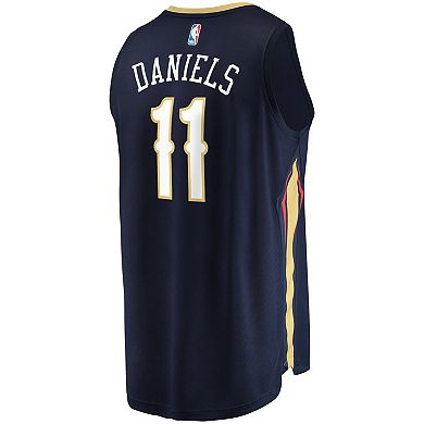 Youth Fanatics Branded Dyson Daniels Navy New Orleans Pelicans 2022 NBA Draft First Round Pick Fast Break Replica Jersey - Icon Edition