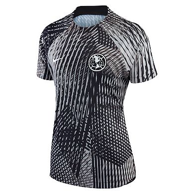 Women's Nike Black Club America 2022/23 Pre-Match Raglan Performance Top