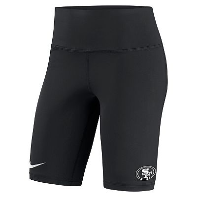 Women s Nike Black San Francisco 49ers Biker Shorts