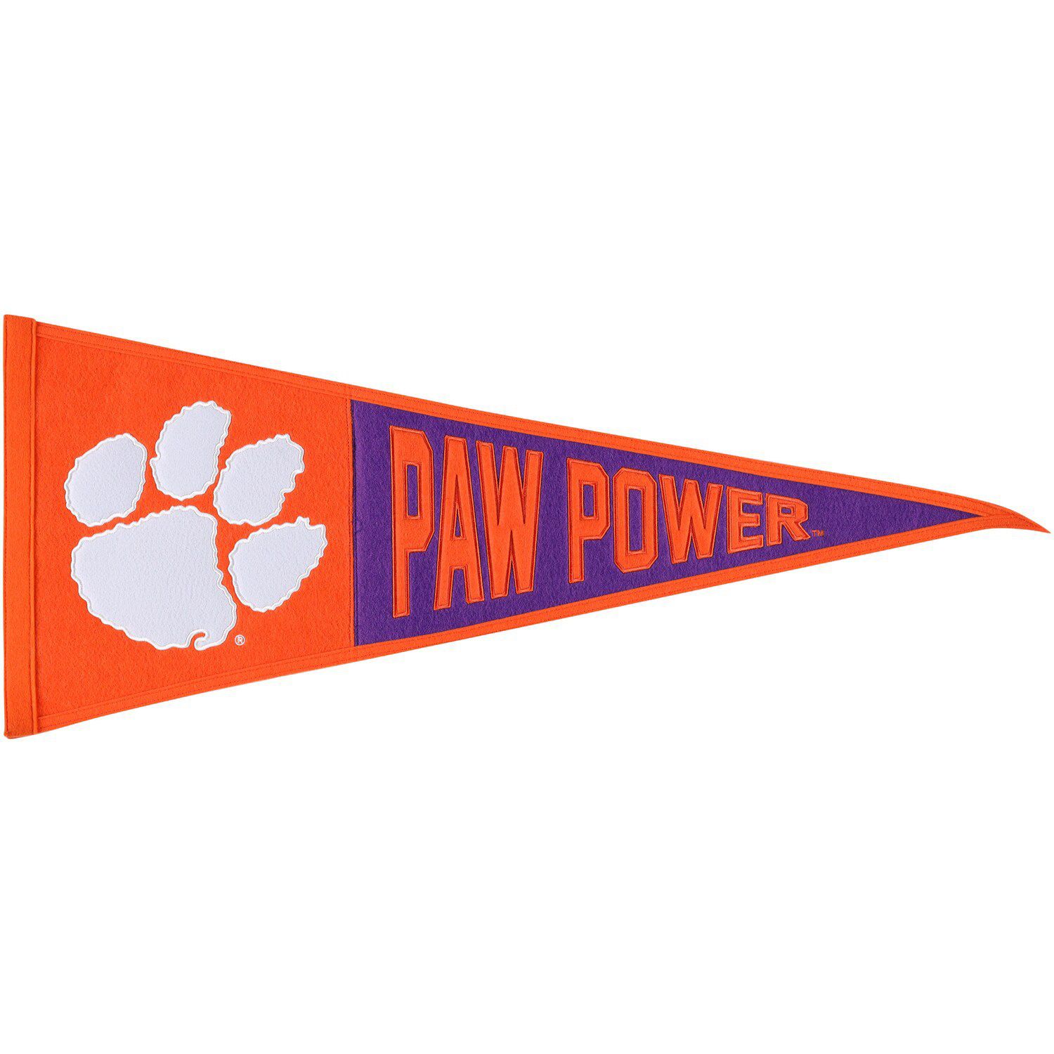 Wincraft NCAA Clemson Tigers 4x4 Inch Perfect Cut Decal - White, Team Color
