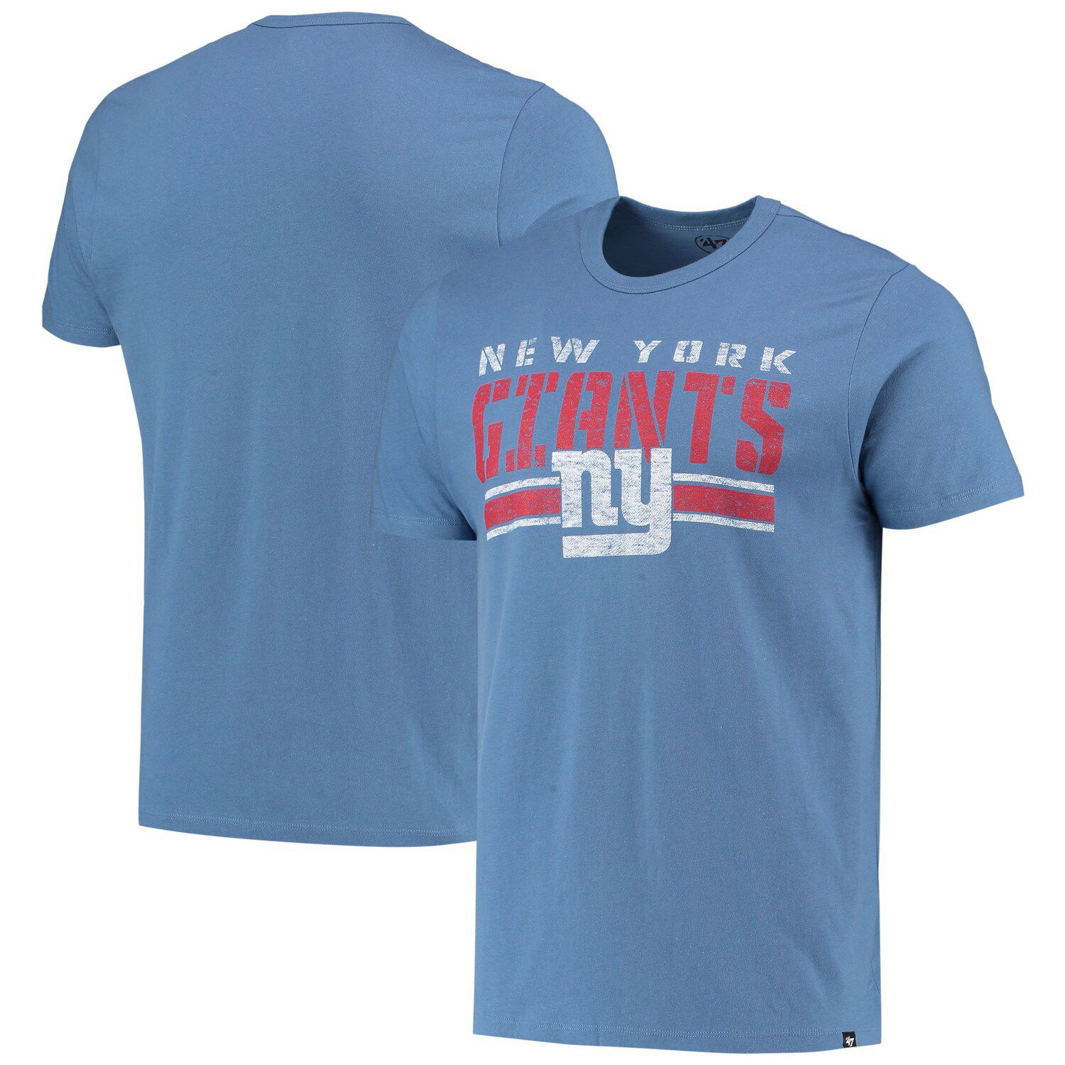 47 Men's New York Giants Dozer Franklin Grey T-Shirt