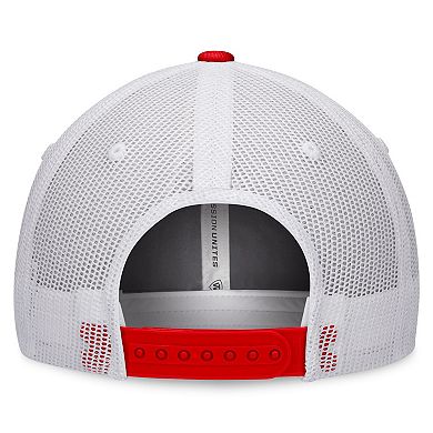 Men's Top of the World White/Scarlet Nebraska Huskers Retro Fade Snapback Hat