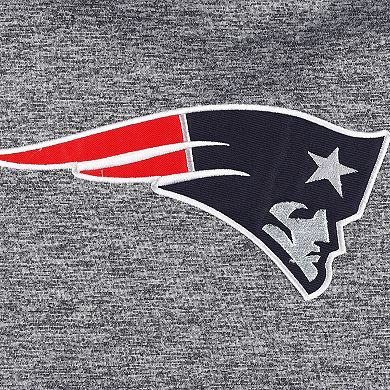 Men's Fanatics Branded Heather Charcoal New England Patriots Big & Tall Camo Pullover Hoodie
