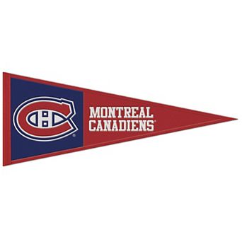 WinCraft Montreal Canadiens 13" x 32" Wool Primary Logo Pennant