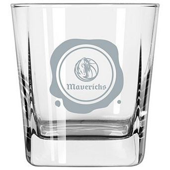 Dallas Mavericks 14oz. Frost Stamp Old Fashioned Glass