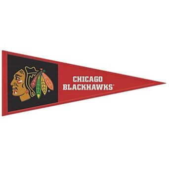 WinCraft Chicago Blackhawks 13" x 32" Wool Primary Logo Pennant