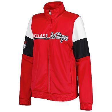 Women's G-III 4Her by Carl Banks Red Portland Trail Blazers Change Up Full-Zip Track Jacket