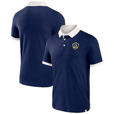 Men's Fanatics Branded Navy LA Galaxy Second Period Polo Shirt