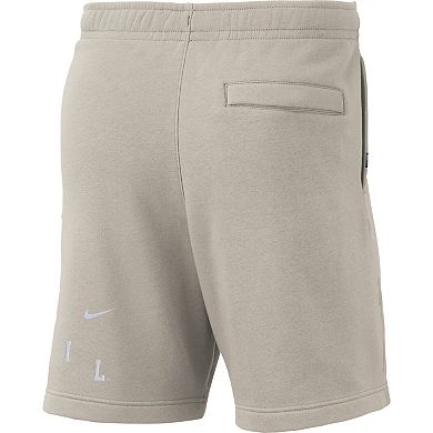 Men's Nike Cream Michigan Wolverines Fleece Shorts