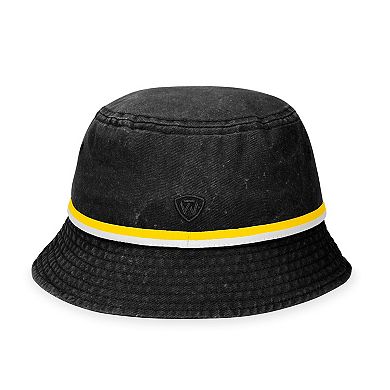 Men's Top of the World Black Iowa Hawkeyes Ace Bucket Hat