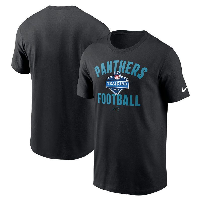 UPC 196893005427 product image for Men's Nike Black Carolina Panthers 2022 Training Camp Athletic T-Shirt, Size: La | upcitemdb.com