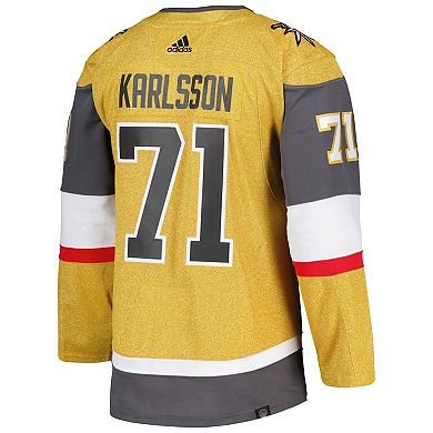 Men's adidas William Karlsson Gold Vegas Golden Knights Primegreen Authentic Pro Player Jersey