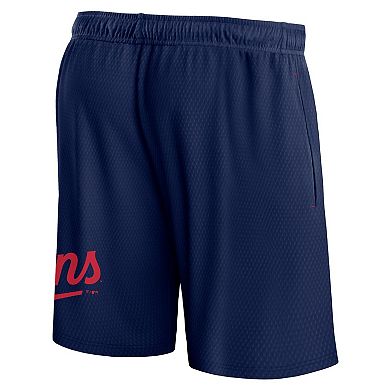 Men's Fanatics Branded Navy Minnesota Twins Clincher Mesh Shorts