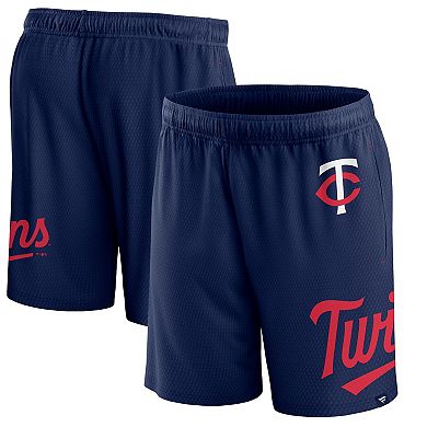 Men's Fanatics Branded Navy Minnesota Twins Clincher Mesh Shorts