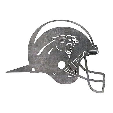Carolina Panthers Metal Garden Art Helmet Spike
