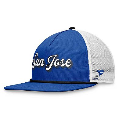 Men's Fanatics Branded Royal/White San Jose Earthquakes True Classic Golf Snapback Hat