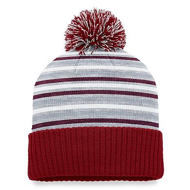 Men's Top of the World Maroon Mississippi State Bulldogs Dash Cuffed Knit Hat with Pom