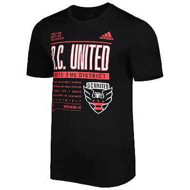 Men's adidas Black D.C. United Club DNA Performance T-Shirt