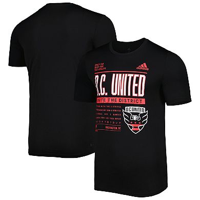 Men's adidas Black D.C. United Club DNA Performance T-Shirt